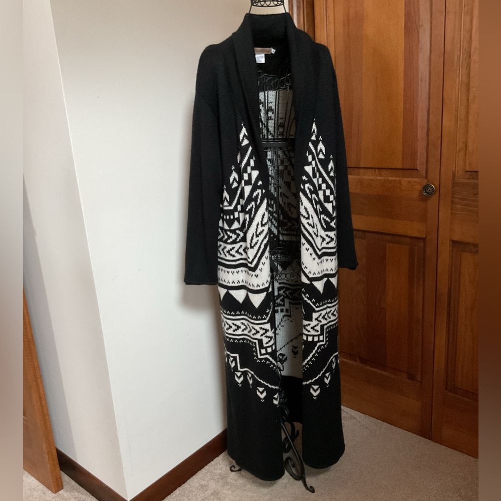 Mara Hoffman Open Front Sweater, Medium - Picture 2 of 6